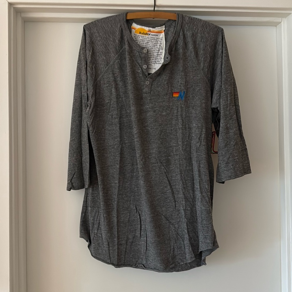 Brand new rare Aviator Nation Henley